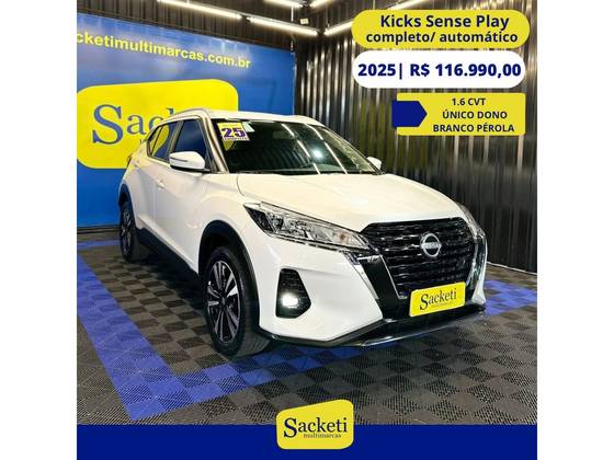 NISSAN KICKS PLAY 1.6 16V FLEXSTART SENSE XTRONIC NISSAN KICKS PLAY 1.6 16V FLEXSTART SENSE XTRONIC
